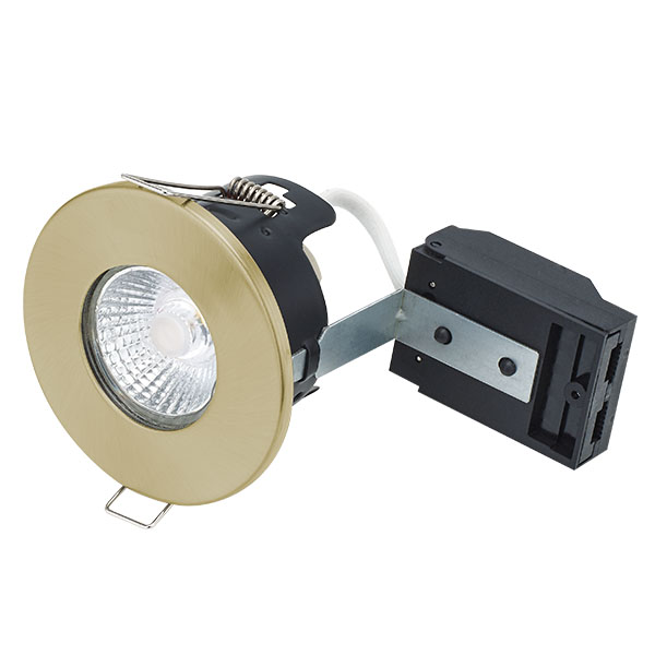 Fire Rated MV/LV Brass Downlight 